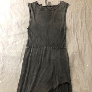 ✨NWOT Acid Wash Grey Dress